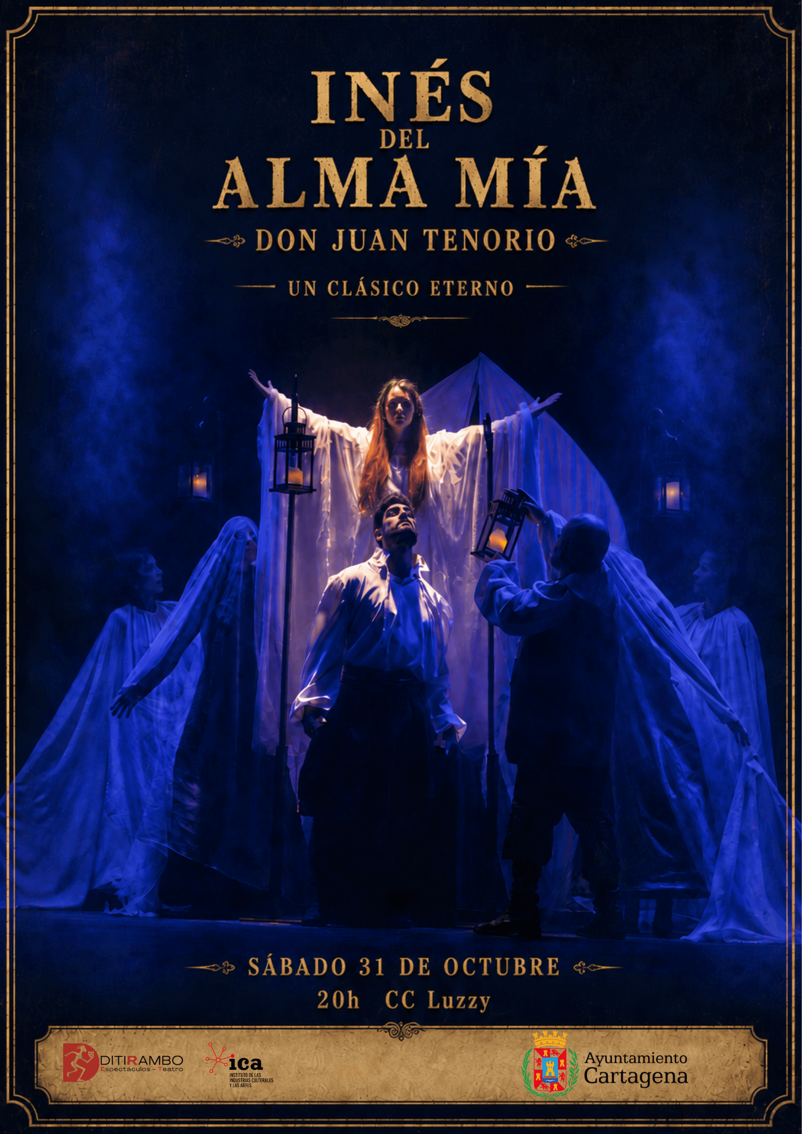 TEATRO CC LUZZY: `Doña Inés del alma mía´. Cía Ditirambo